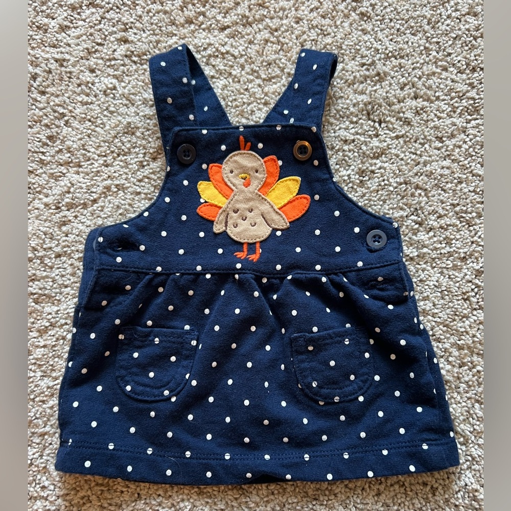 Newborn thanksgiving baby girl outfit